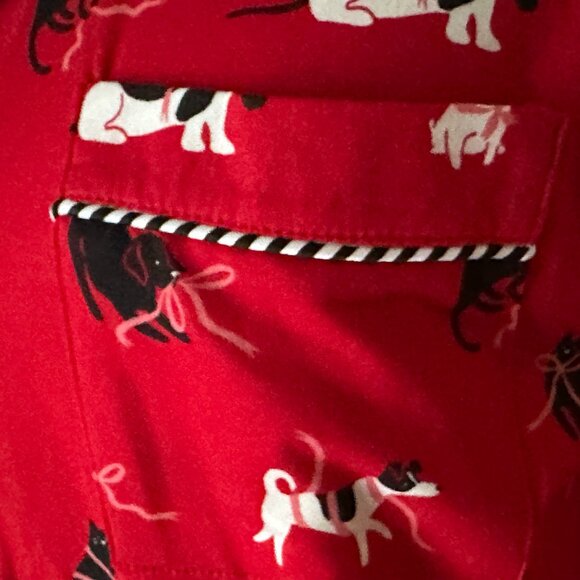 KATE SPADE HOLIDAY PETS PAJAMAS:NWT HOLIDAY PETS (DOGS & CATS) LARGE - Picture 10 of 12
